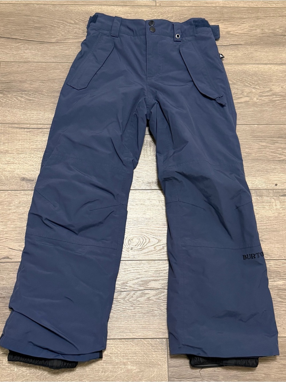 Burton Snowboard Ski Pants Boys Navy Blue Insulated Dryride Sz M (10/12)
